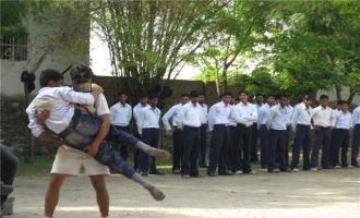 Rescue Drill by Students